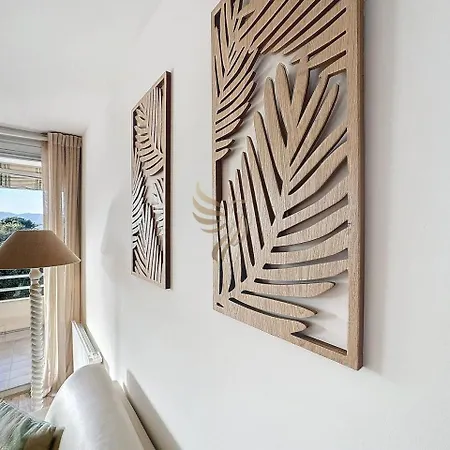 4 P, Sea View, Terraces, Swimming Pool, A/c Apartmán *