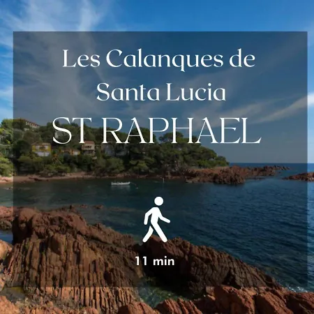 아파트 4 P, Sea View, Terraces, Swimming Pool, A/c Saint-Raphaël